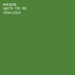 #4E8238 - Vida Loca Color Image